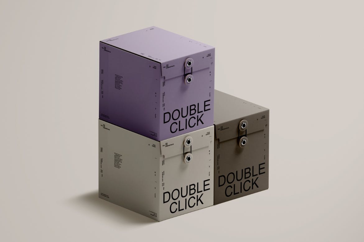 礼品纸盒设计样机图集 Paper Box Mockup Set 样机素材 第5张