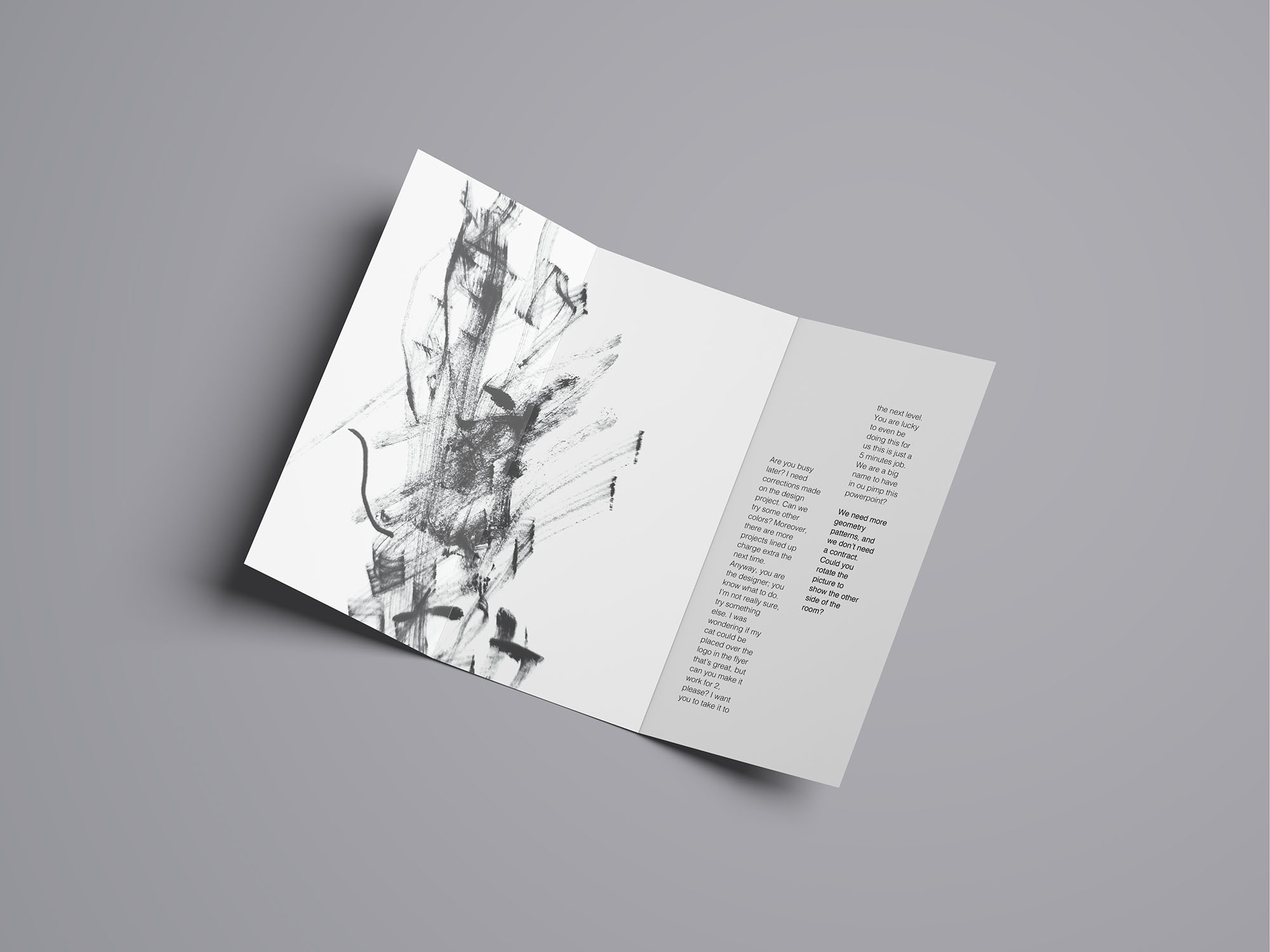 16个三折小册子宣传册设计样机 16 Trifold Brochure Mockups 样机素材 第10张