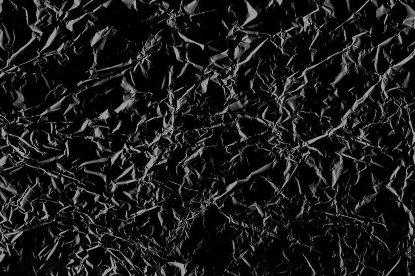 PS资源-30张黑色褶皱纹理背景图片JPG素材 图片素材 第9张