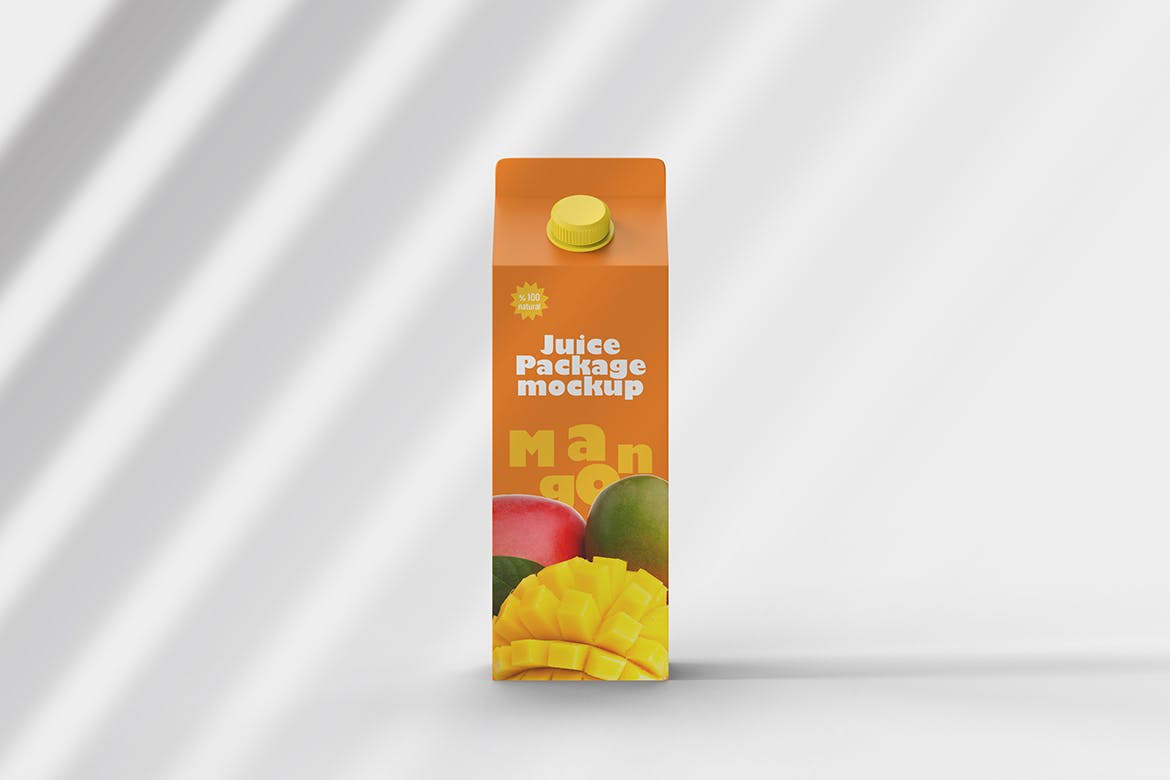 拧盖果汁盒包装设计样机 Juice Box Mockup 样机素材 第7张