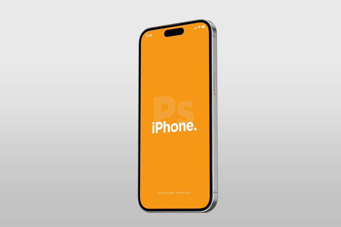 iPhone 14 Pro手机侧视图展示样机 Phone 14 Side View Mockup 01 样机素材 第2张