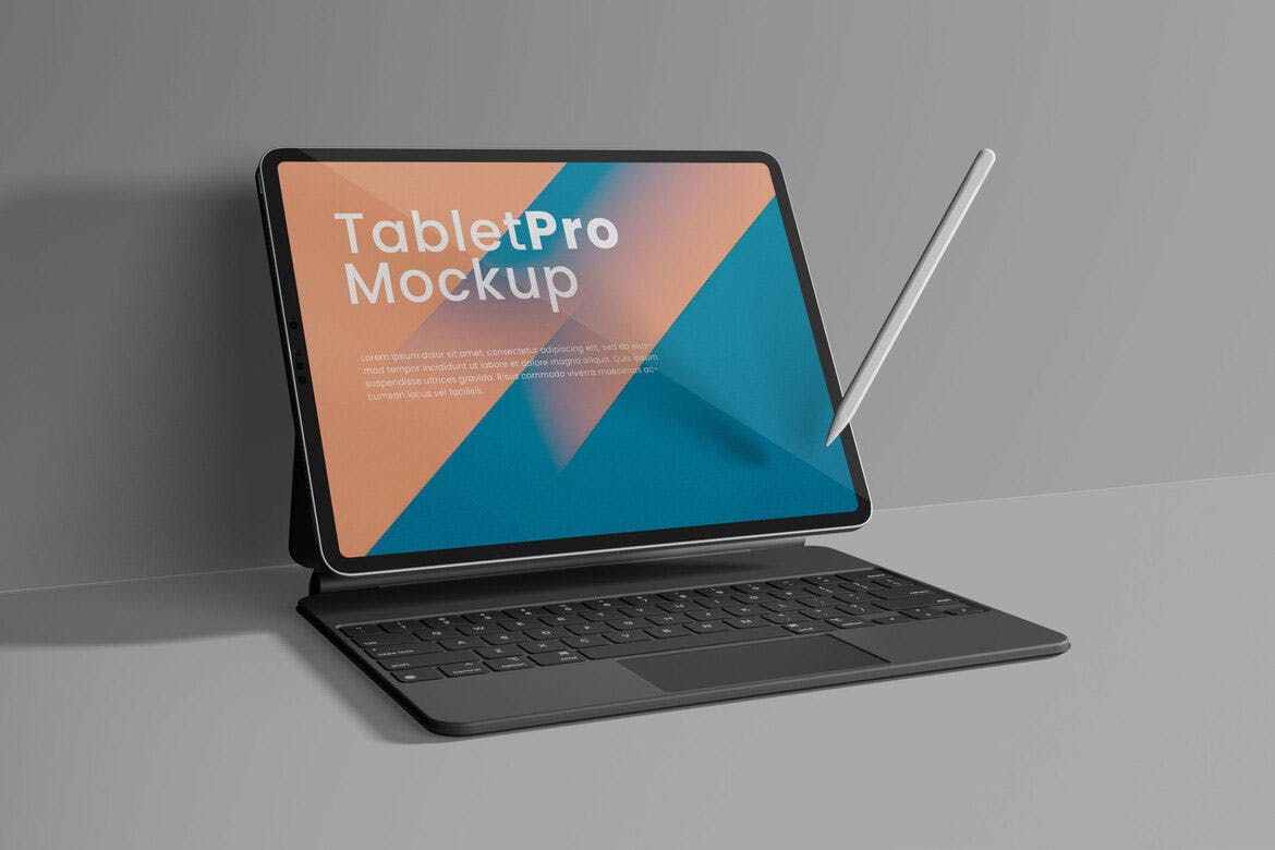 平板电脑ipad Pro样机模板 tablet ipad Pro Mockup 样机素材 第2张