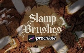 中世纪纹章Procreate印章绘画笔刷素材 Medieval Heraldic Brush Stamp Procreate