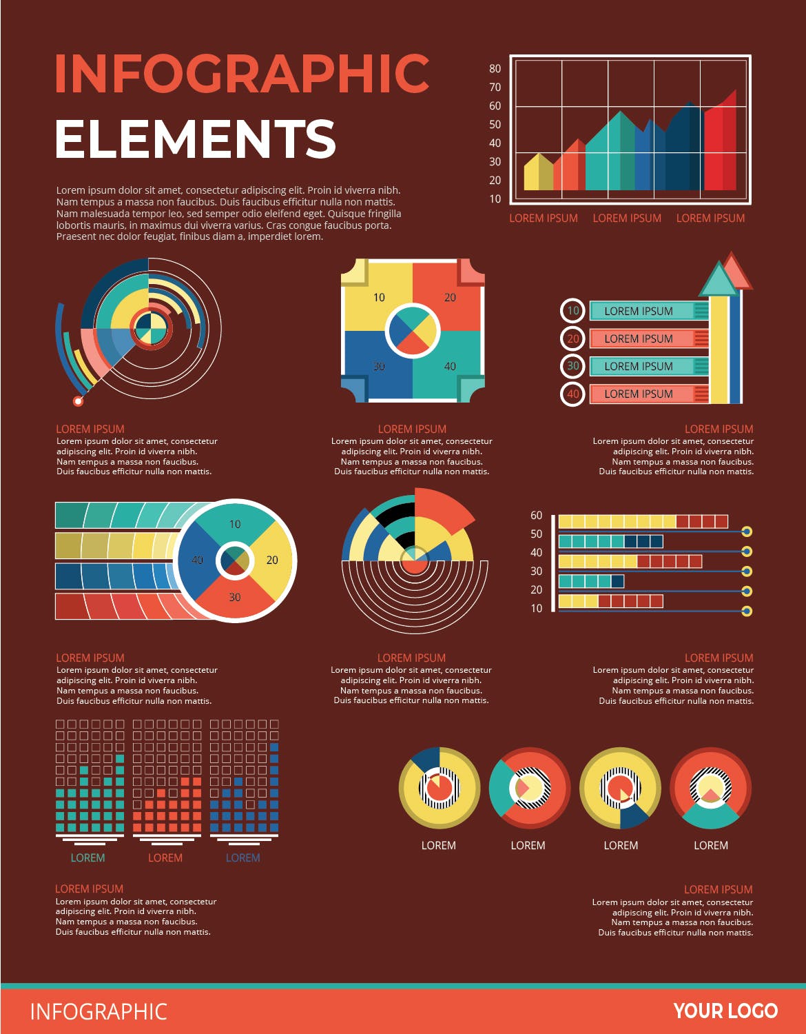 可视化数据信息图表元素素材v141 Infographic Elements Ver. 141 幻灯图表 第3张