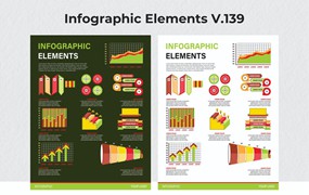 可视化数据信息图表元素素材v139 Infographic Elements Ver. 139