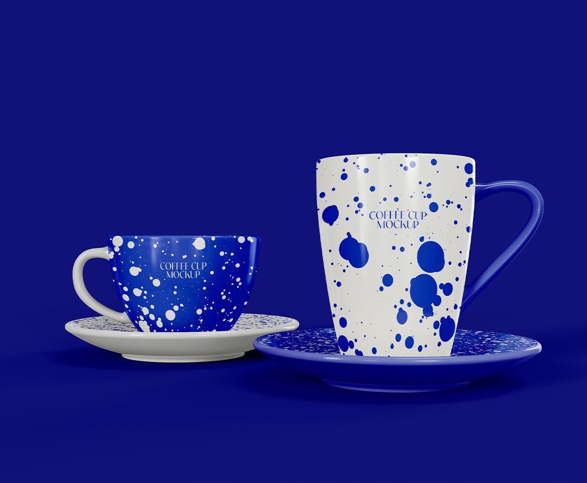 陶瓷杯身设计样机图 Ceramic Mugs Mockup 样机素材 第2张