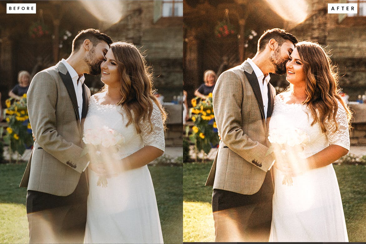 婚礼照片调色处理Photoshop动作 Wedding Photoshop Action 插件预设 第6张