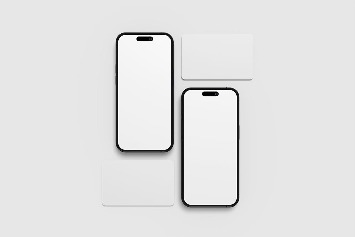 iPhone 14 Pro和 Sim卡样机图v2 XFA – iPhone 14 & Sim Card Mockup V2 样机素材 第2张