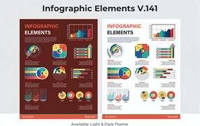 可视化数据信息图表元素素材v141 Infographic Elements Ver. 141