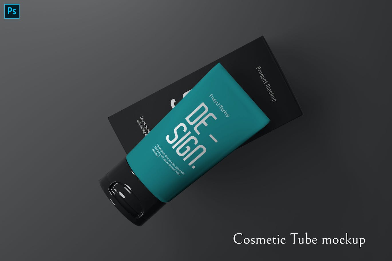 化妆品软管包装品牌展示样机 Cosmetic Tube mockup 样机素材 第1张