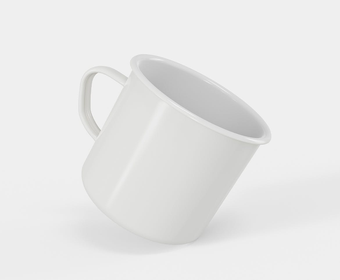 搪瓷杯品牌设计样机 Cups Mockup 样机素材 第3张