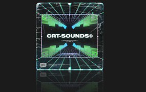 音效素材：Fredpelle 150多种手工制作CRT故障过渡机器噪音合集 FredPelle – CRT- Sounds