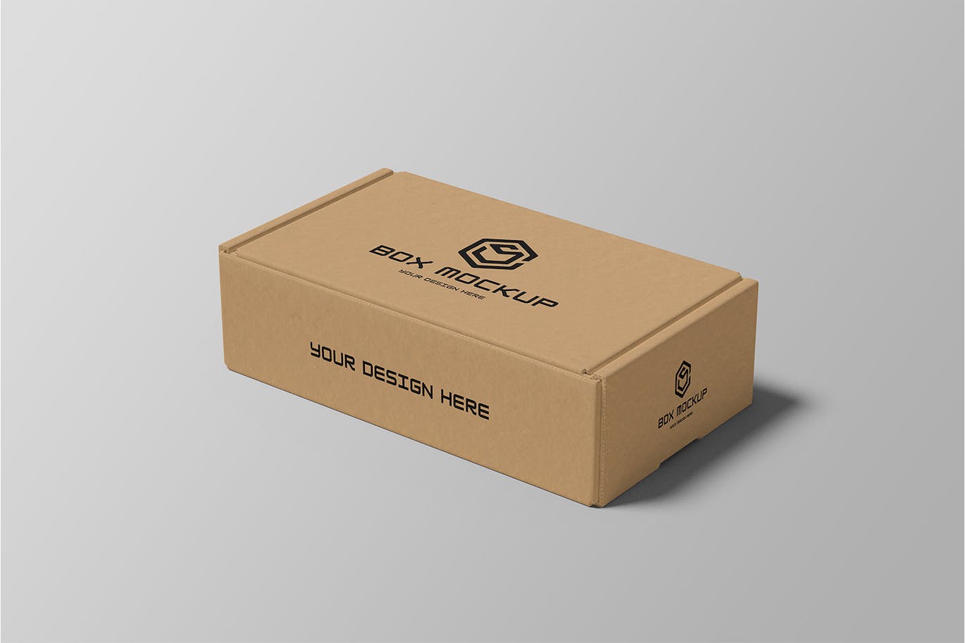 牛皮纸盒子包装样机 Box Packaging Mockup 样机素材 第8张