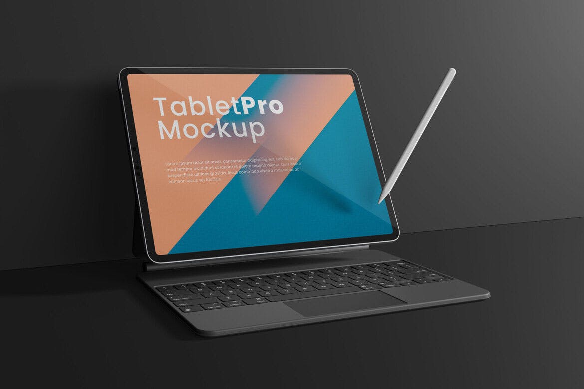 平板电脑ipad Pro样机模板 tablet ipad Pro Mockup 样机素材 第3张