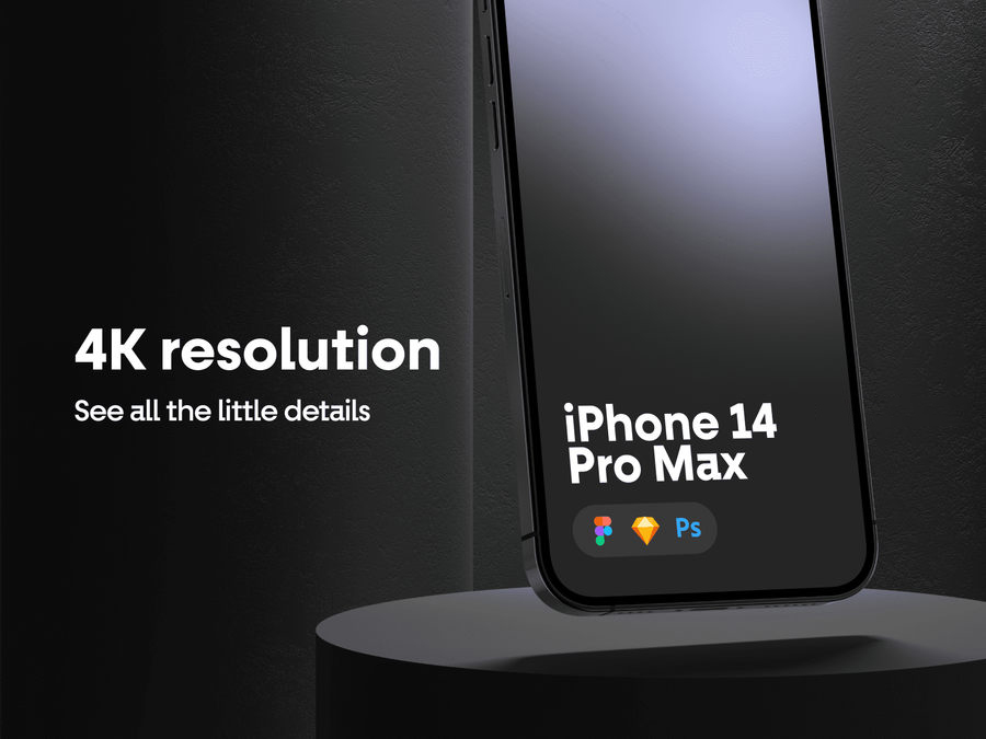 样机模板-苹果iPhone 14 Pro Max手机样机模板 APP UI 第5张
