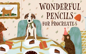 美妙铅笔Procreate笔刷 Wonderful Pencils for Procreate