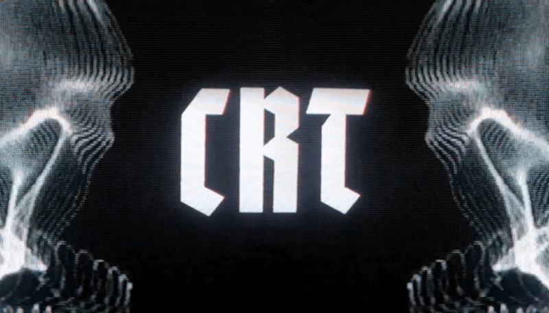 40个复古抽象CRT电流数字字母扫描视频素材包 CRT Scans Pack 影视音频 第4张