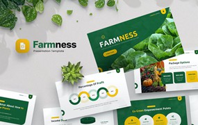 蔬果和农业Google幻灯片模板下载 Farmness – Agriculture Google Slides Template