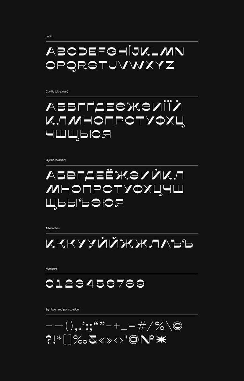 Misto复古酸性英文字体 设计素材 第5张