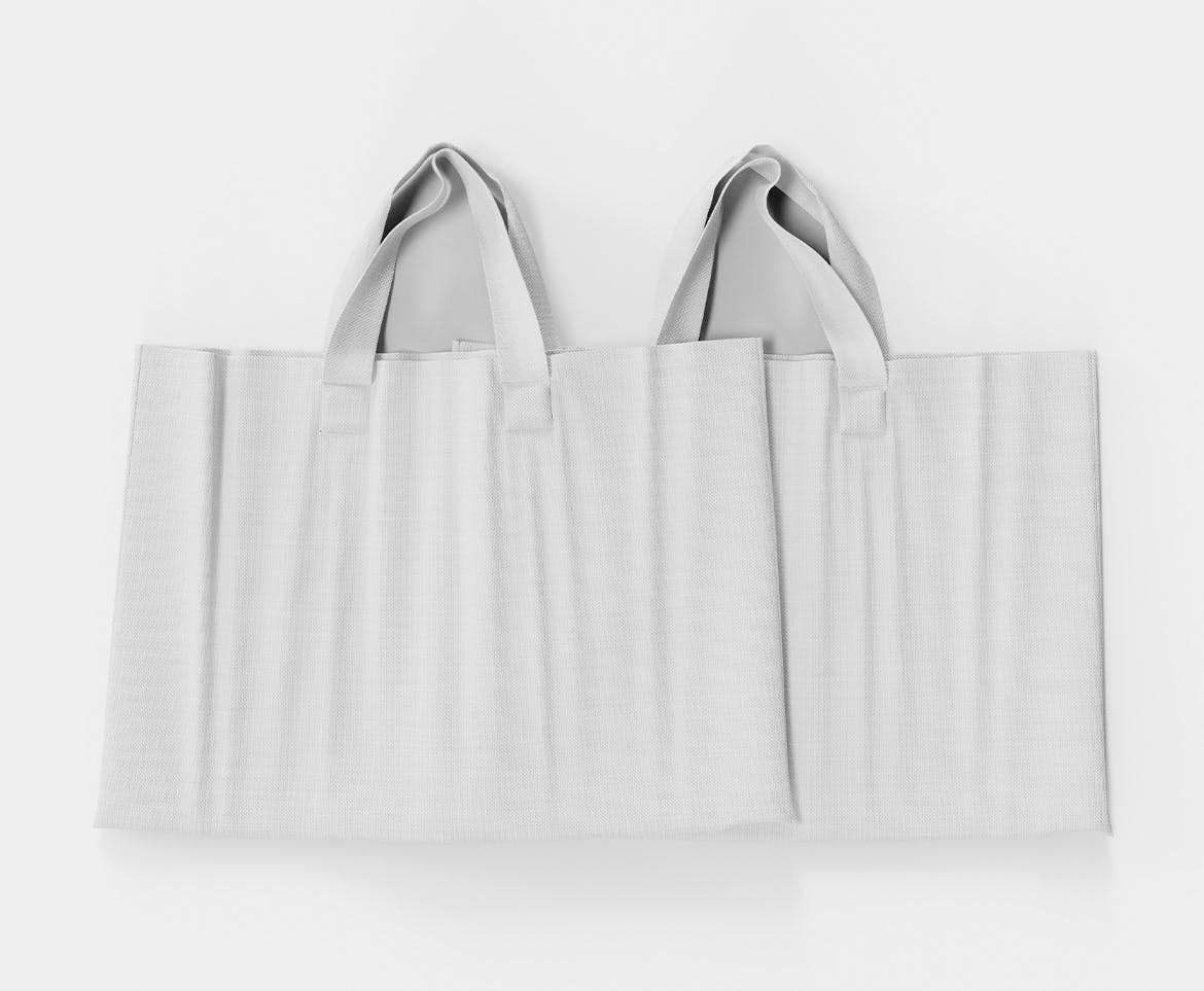 纺布手提袋设计样机图 Tote Bag Mockup 样机素材 第3张
