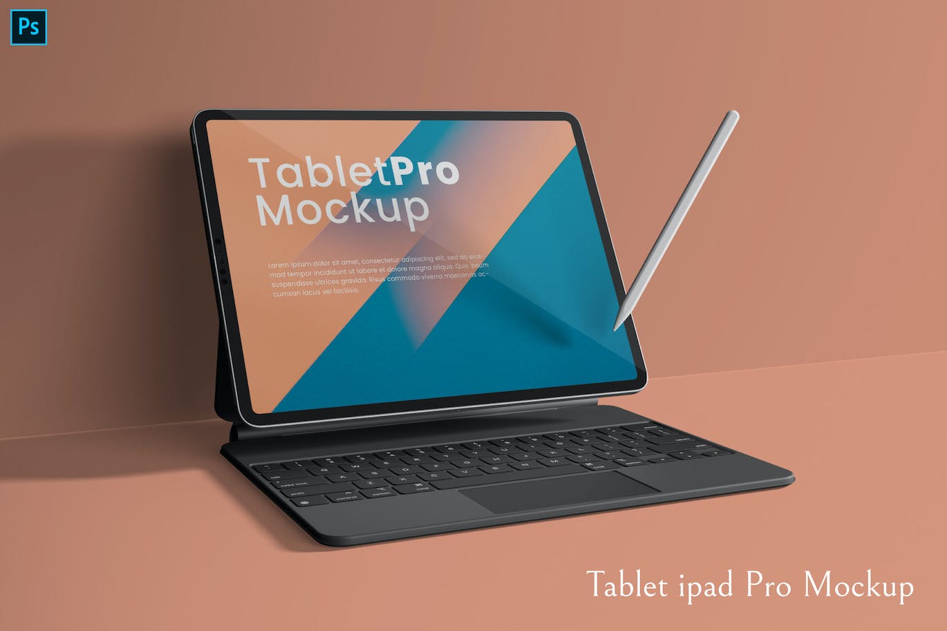 平板电脑ipad Pro样机模板 tablet ipad Pro Mockup 样机素材 第1张