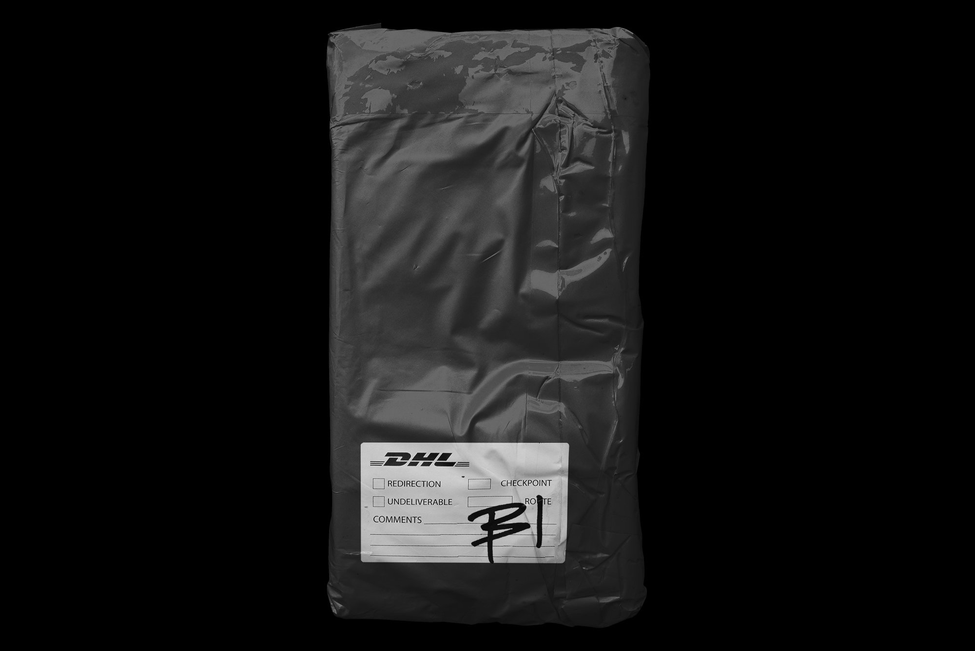 现代潮流快递物流包裹包装袋样机PNG透明包贴纸 Post Pack Bag Mockup 样机素材 第10张