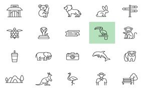 动物矢量图标 Animal Vector Icons