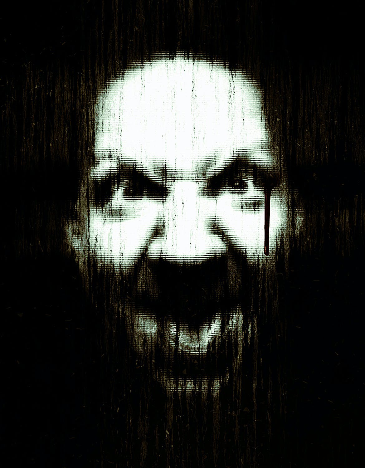 恐怖鬼脸照片处理效果PS动作模板 Ghost Face – Photoshop Action 插件预设 第4张