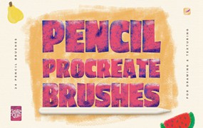 素描和绘画必备铅笔Procreate笔刷 Procreate Pencil Brushes