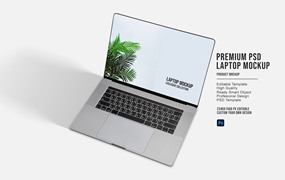 高级PSD笔记本电脑屏幕样机 Premium PSD Laptop Mockup
