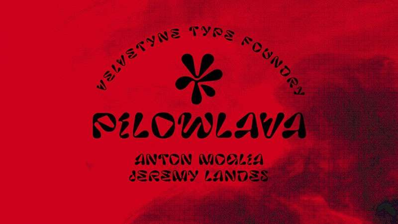 Pilowlava酸性金属风英文字体 设计素材 第1张
