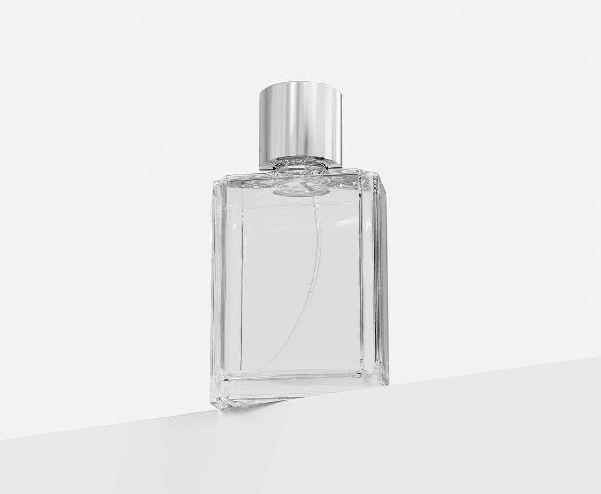 香水玻璃瓶品牌设计样机图 Perfume Bottle Mockup 样机素材 第2张