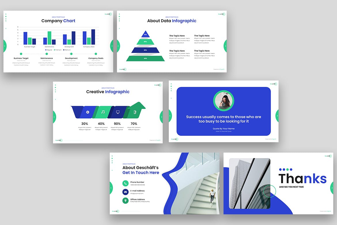 商业计划方案谷歌幻灯片素材 Gescaft – Business Plan Google Slides 幻灯图表 第2张