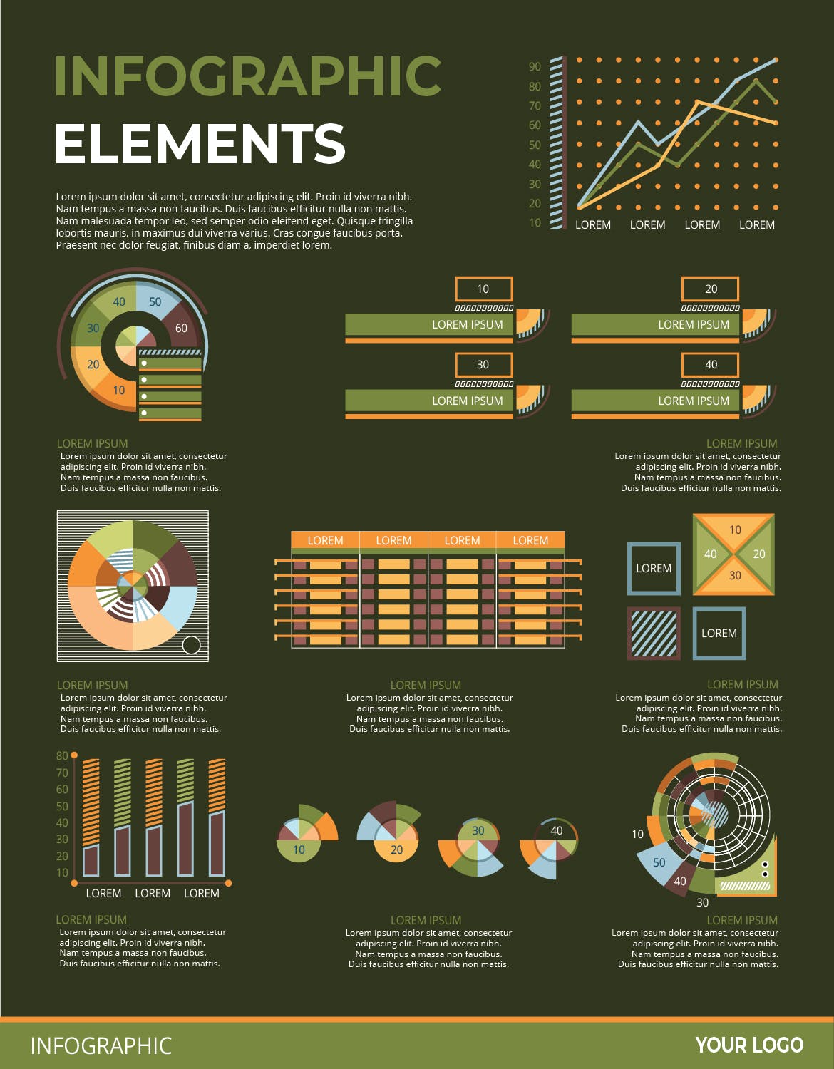可视化数据信息图表元素素材v135 Infographic Elements Ver. 135 幻灯图表 第2张