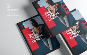 健身运动方案画册模板 Fitness – Gym Brochure