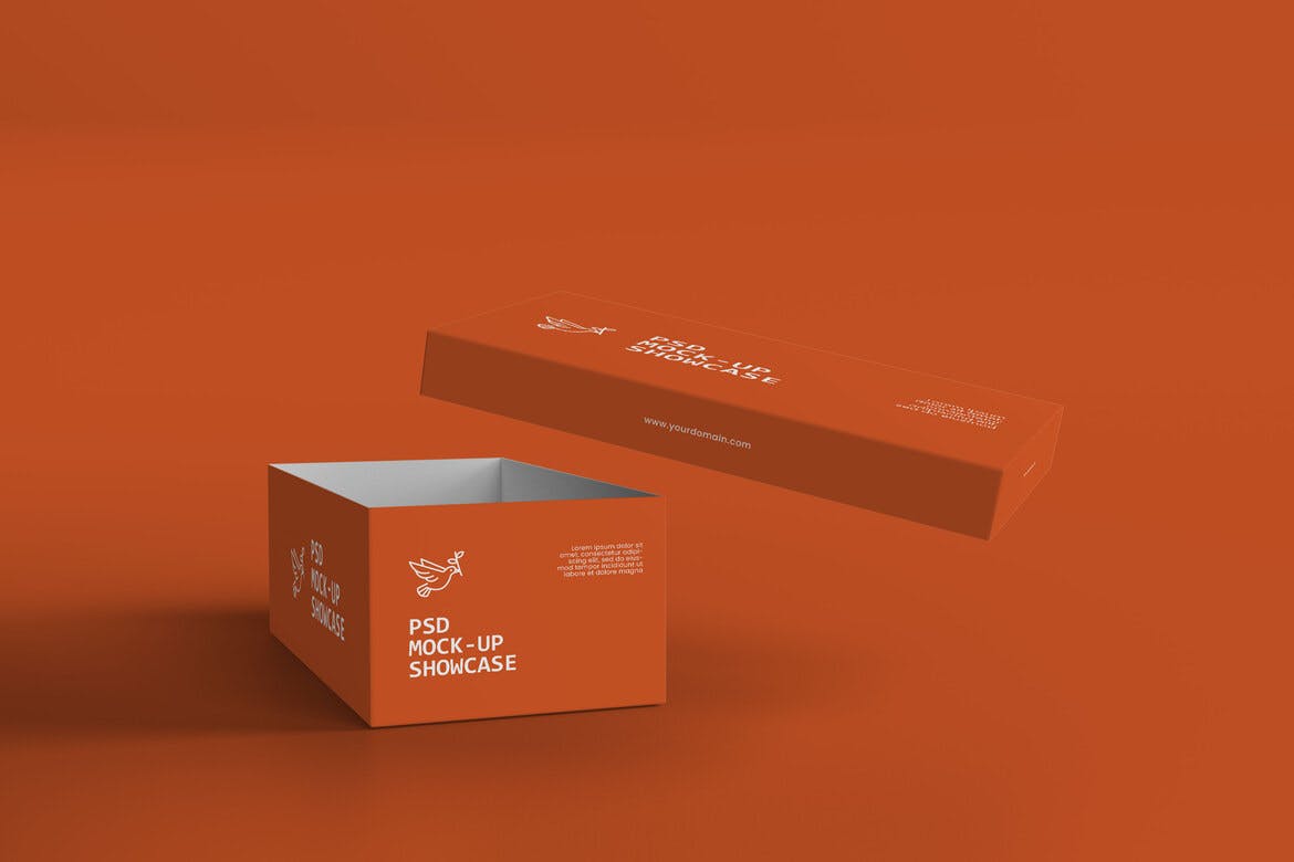 盒子外观包装设计样机 Box Packaging mockup 样机素材 第3张
