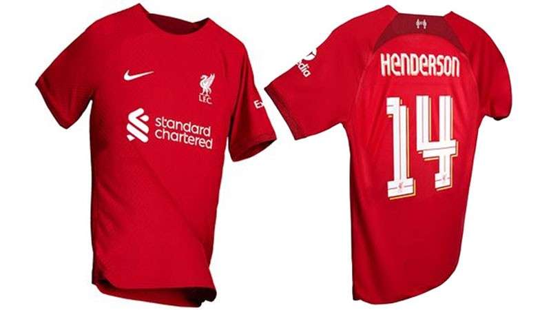 利物浦2022-2023赛季球衣字体 设计素材 第2张