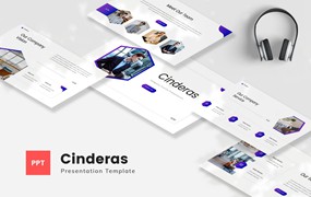 企业公司简介PPT设计模板 Cinderas – Company Profile PowerPoint Template