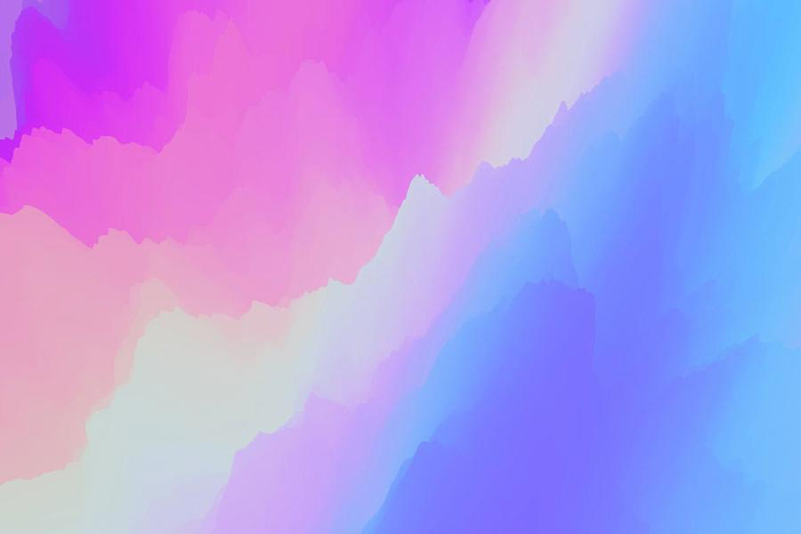 背景素材-彩虹色云彩山体渐变叠加剪影背景JPG素材 图片素材 第8张