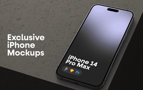 样机模板-苹果iPhone 14 Pro Max手机样机模板
