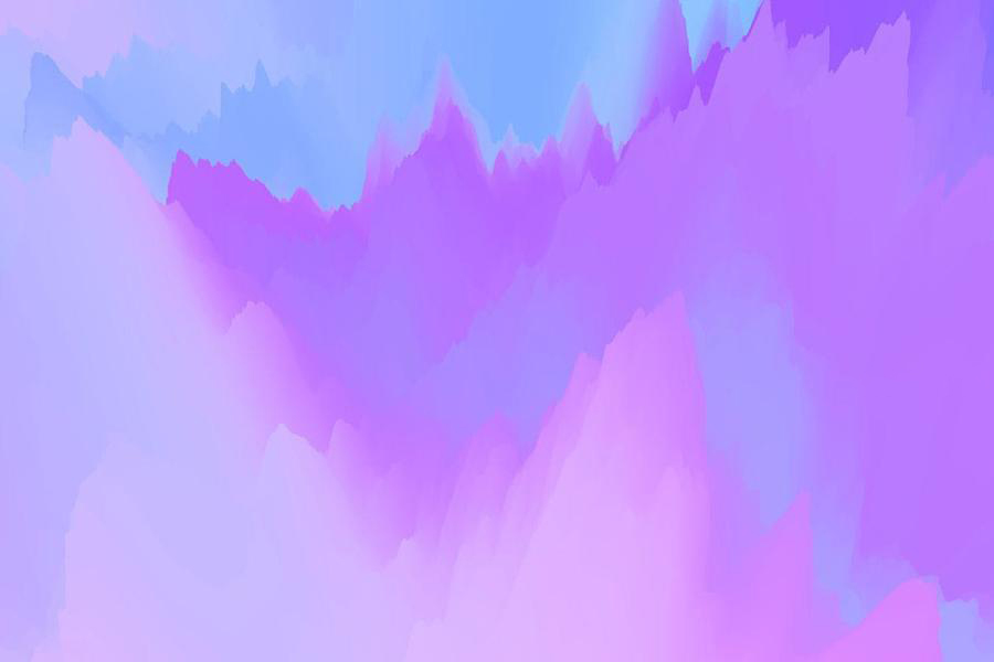 背景素材-彩虹色云彩山体渐变叠加剪影背景JPG素材 图片素材 第7张