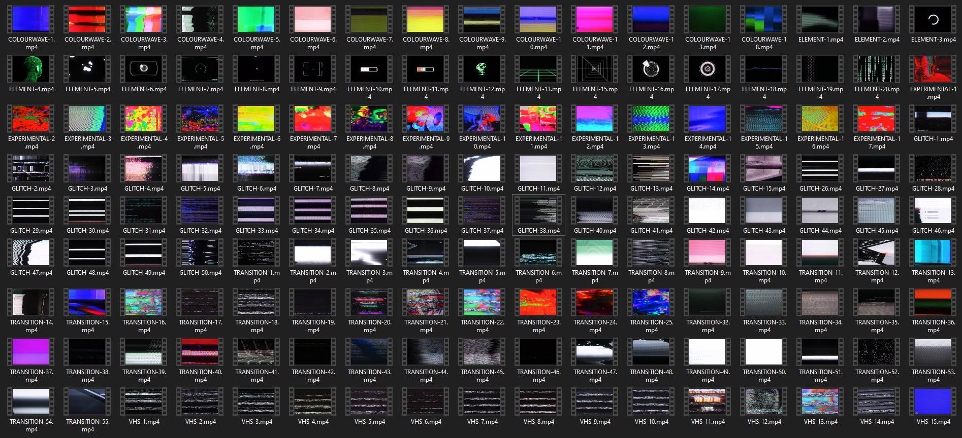150多种潮流复古赛博朋克VHS迭加故障视觉CRT效果动画过渡资产4K视频素材 Jamesabadi The Complete Retro Video Editors Pack 影视音频 第6张