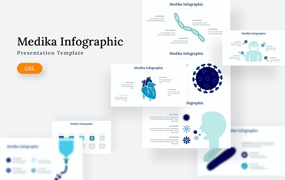 医疗信息图表Google幻灯片设计模板 Medika Infographic – Google Slides Template