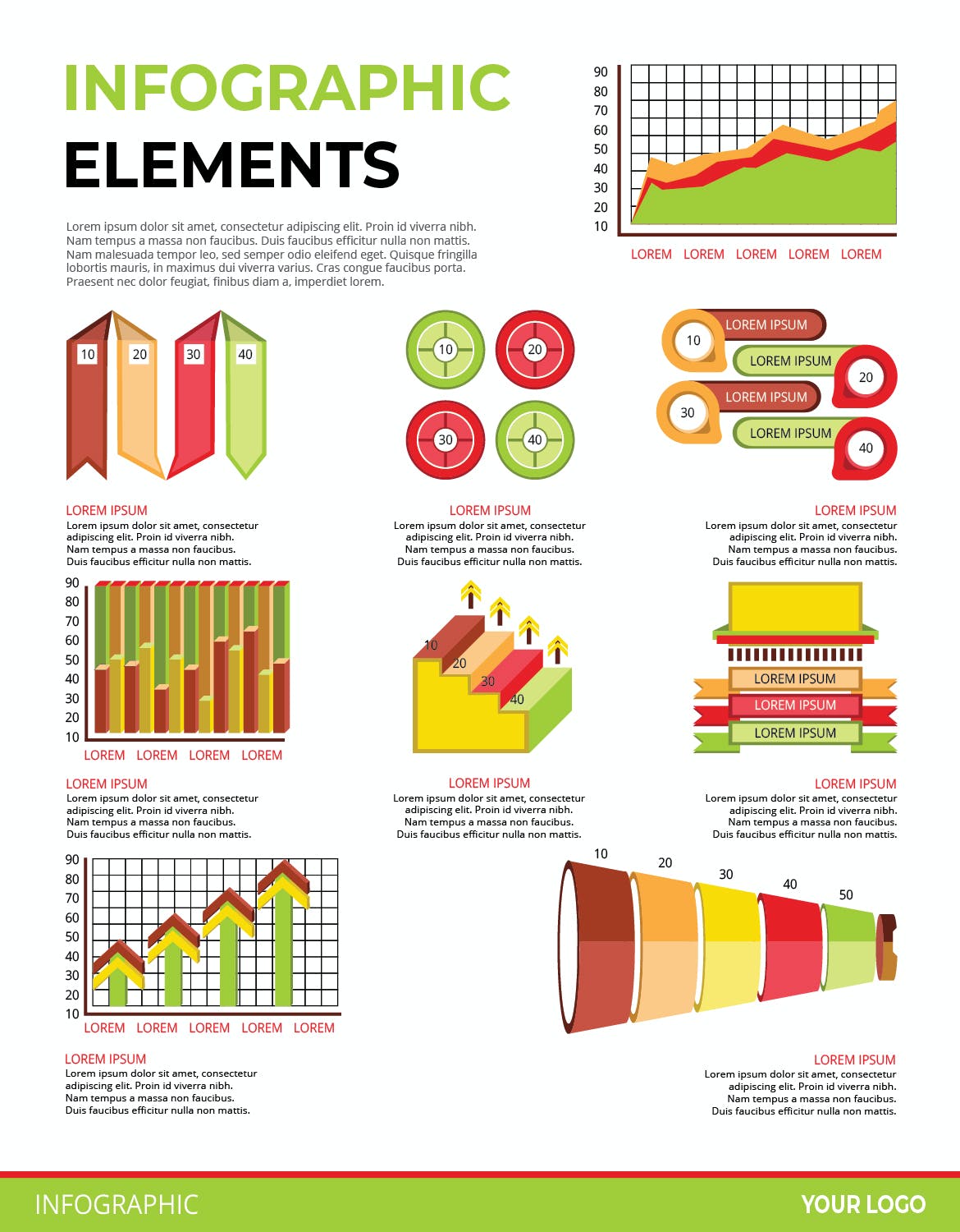 可视化数据信息图表元素素材v139 Infographic Elements Ver. 139 幻灯图表 第3张