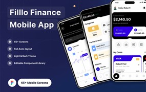 金融财务App应用程序iOS UI套件