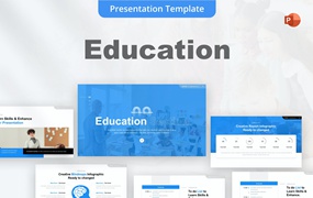 学生教育PowerPoint演示模板 Education PowerPoint Template