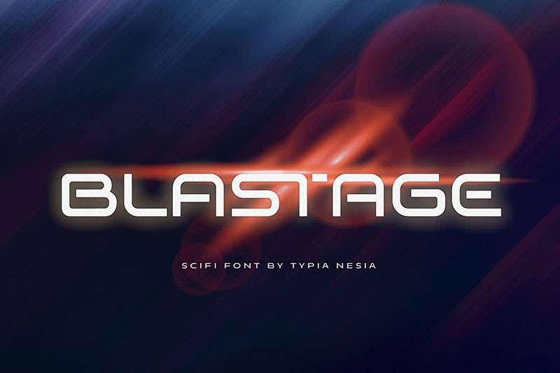 Blastage未来科技无衬线英文字体 设计素材 第7张