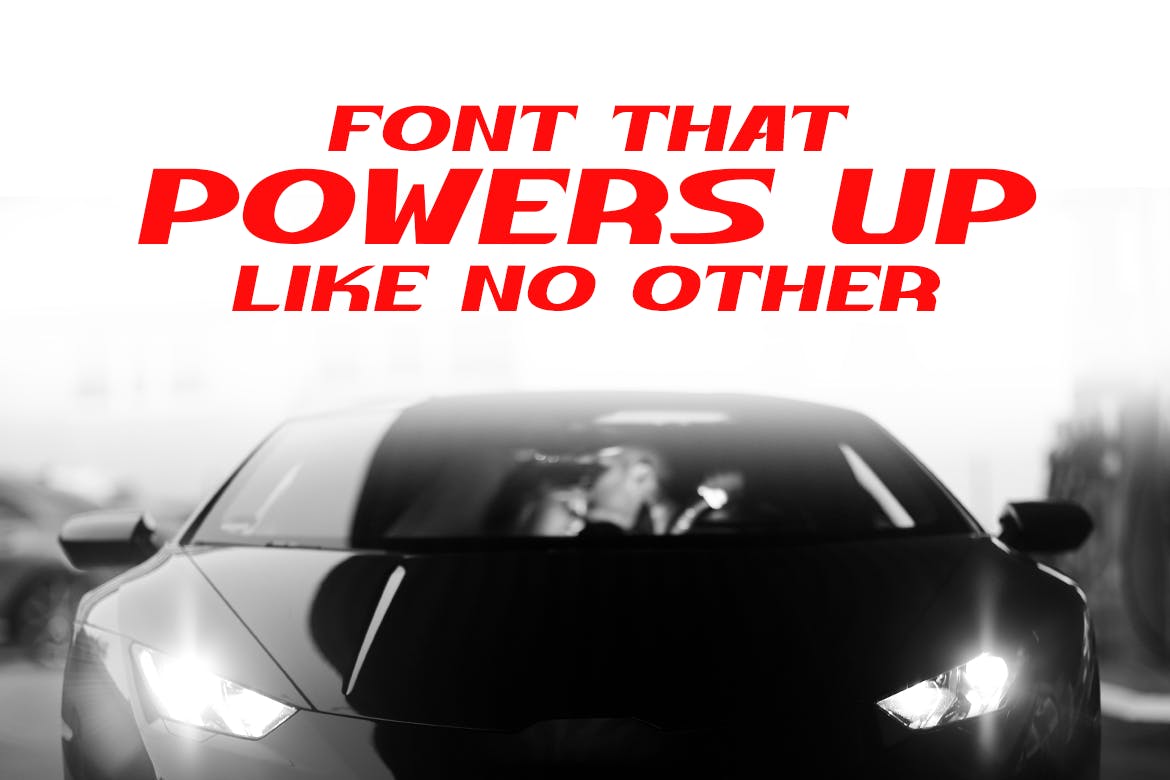 赛车游戏无衬线字体素材 High Gear – Gaming Font 设计素材 第10张
