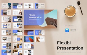 专业多用途演示Keynote幻灯片设计模板 Flexibi – Multipurpose Keynote Template