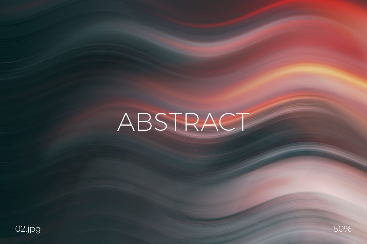 100个抽象波浪纹理和背景包 100 Abstract Textures & Backgrounds Pack 图片素材 第2张